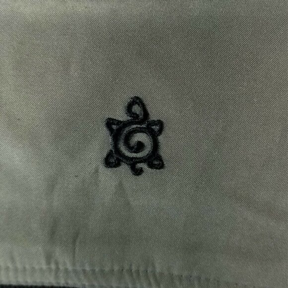 Turtleson Full Zip Jacket Windbreaker Mens Large Gray Green Activewear Golf - Picture 6 of 12